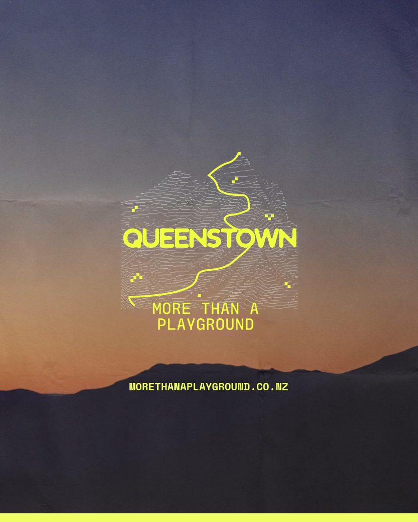 Queenstown at dusk, with the campaign line more than a playground